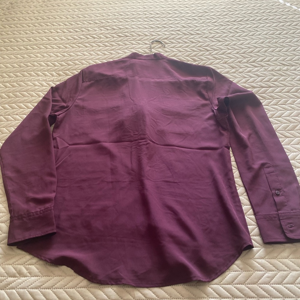 Lauren by Ralph Lauren tie neck long sleeve blouse size medium - Picture 10 of 16